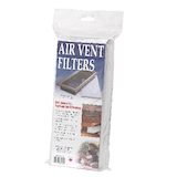 Duststop Trimmable Polyester Air Vent Filters, 4 x 10-in, 12-pk Front_Three_Fourths_Angled_Left