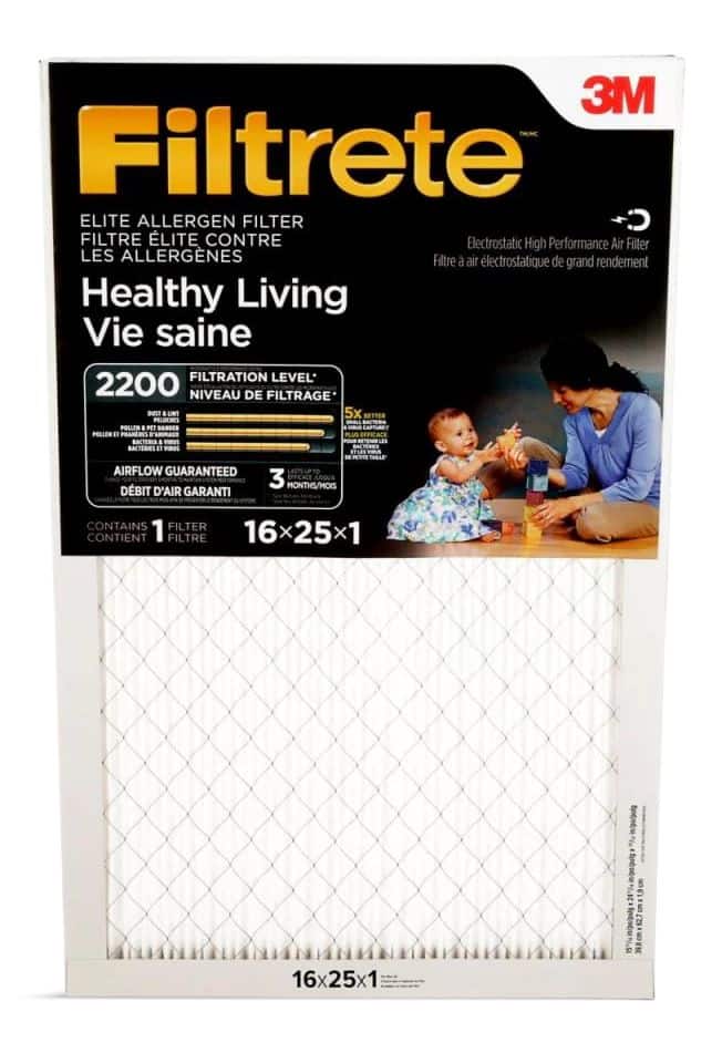 Honeywell ultimate allergen on sale air filter 16x25x1