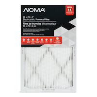NOMA MERV 11 Electrostatic Furnace Air Filter, 16 x 25 x 1-in, 1-pk Front_Flat