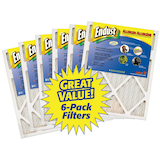 Endust Allergen Furnace Filter, 16-in x 25-in, 6-pk Composite_or_Mixed