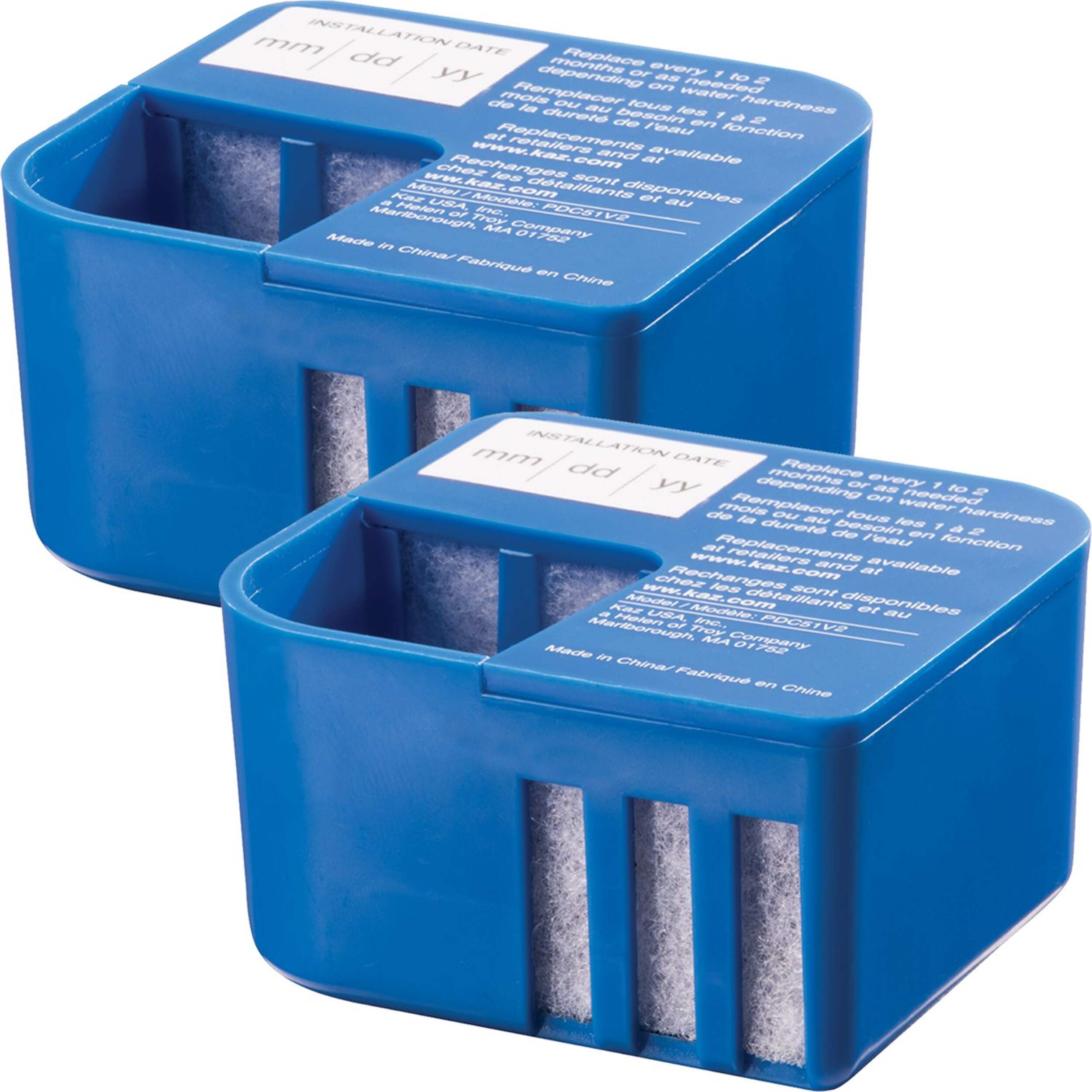 Protec® PDC51CTP Demineralization Cartridge, 2-pk Front_Three_Fourths_Angled_Left