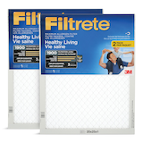 3M™ Filtrete™ Healthy Living Maximum Allergen Air Filters, MPR 1900, 20 x 25 x 1-in, 2-pk Front_Flat