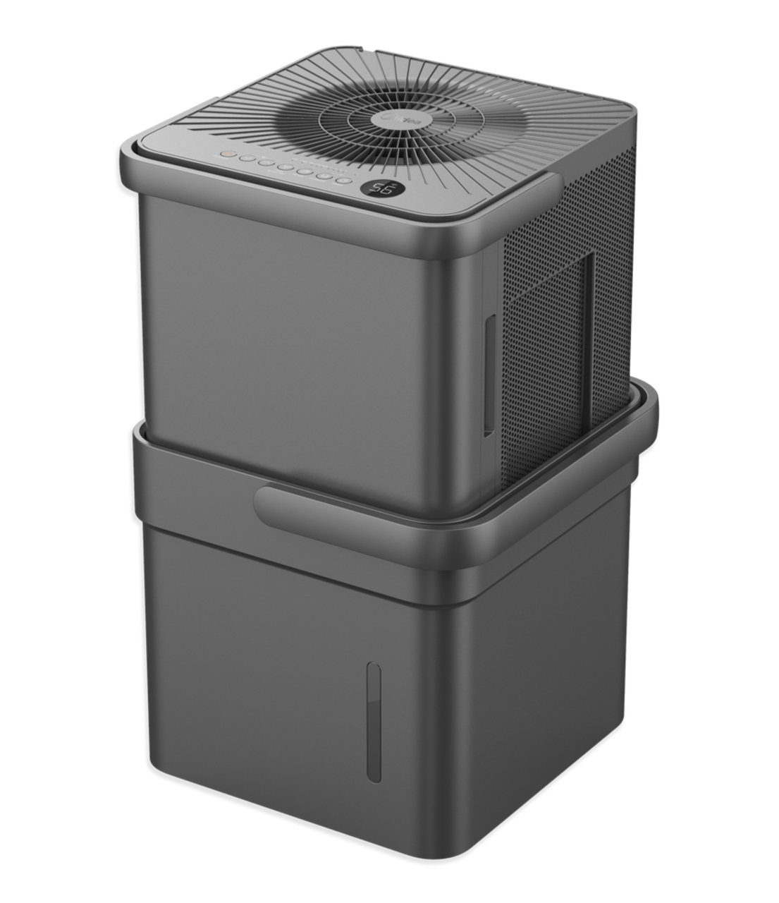 Déshumidificateur cube compact Midea, 35 pintes, Wi-Fi intelligent, maison/sous-sol,  ENERGY STAR, noir
