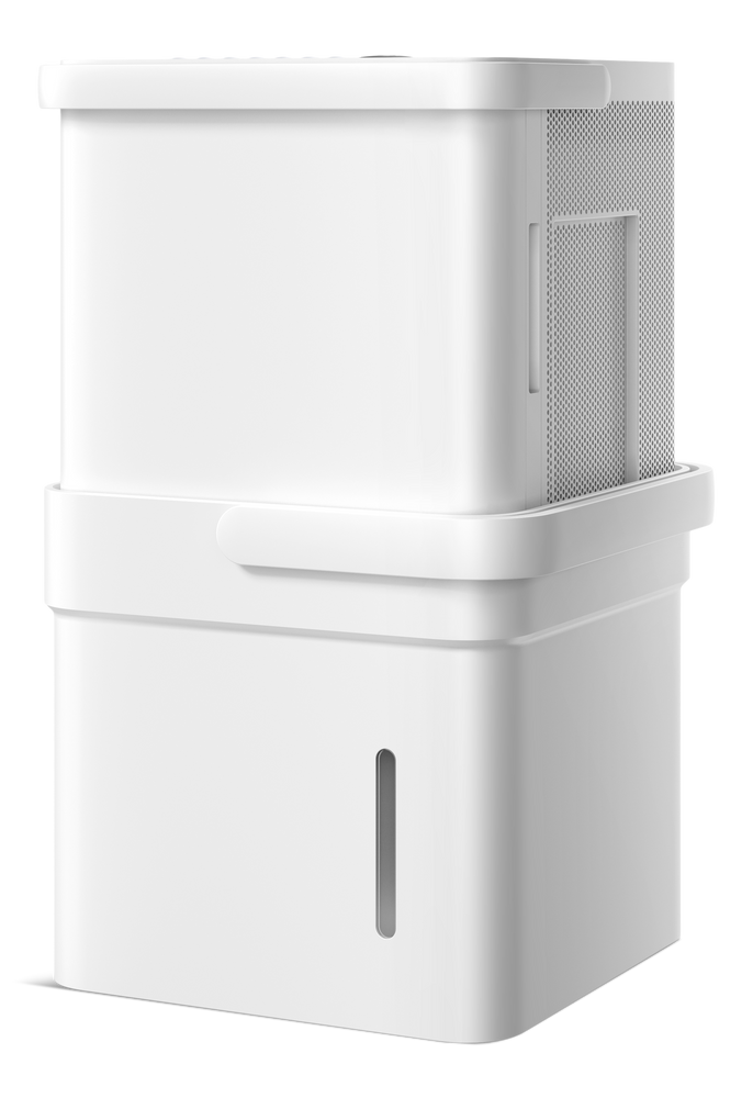 Midea MC50MSWBA3RC Compact 50 Pint Cube Dehumidifier with Smart WiFi