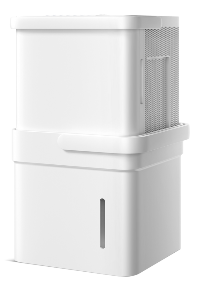 Midea MC50MSWBA3RC Compact 50 Pint Cube Dehumidifier with Smart WiFi