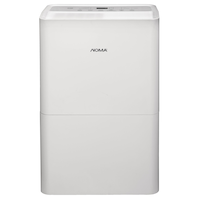 NOMA 35 Pint 2-Speed LED Dehumidifier, Bucket/Continuous Drain, ENERGY STAR® Most Efficient, White Front_Elevated