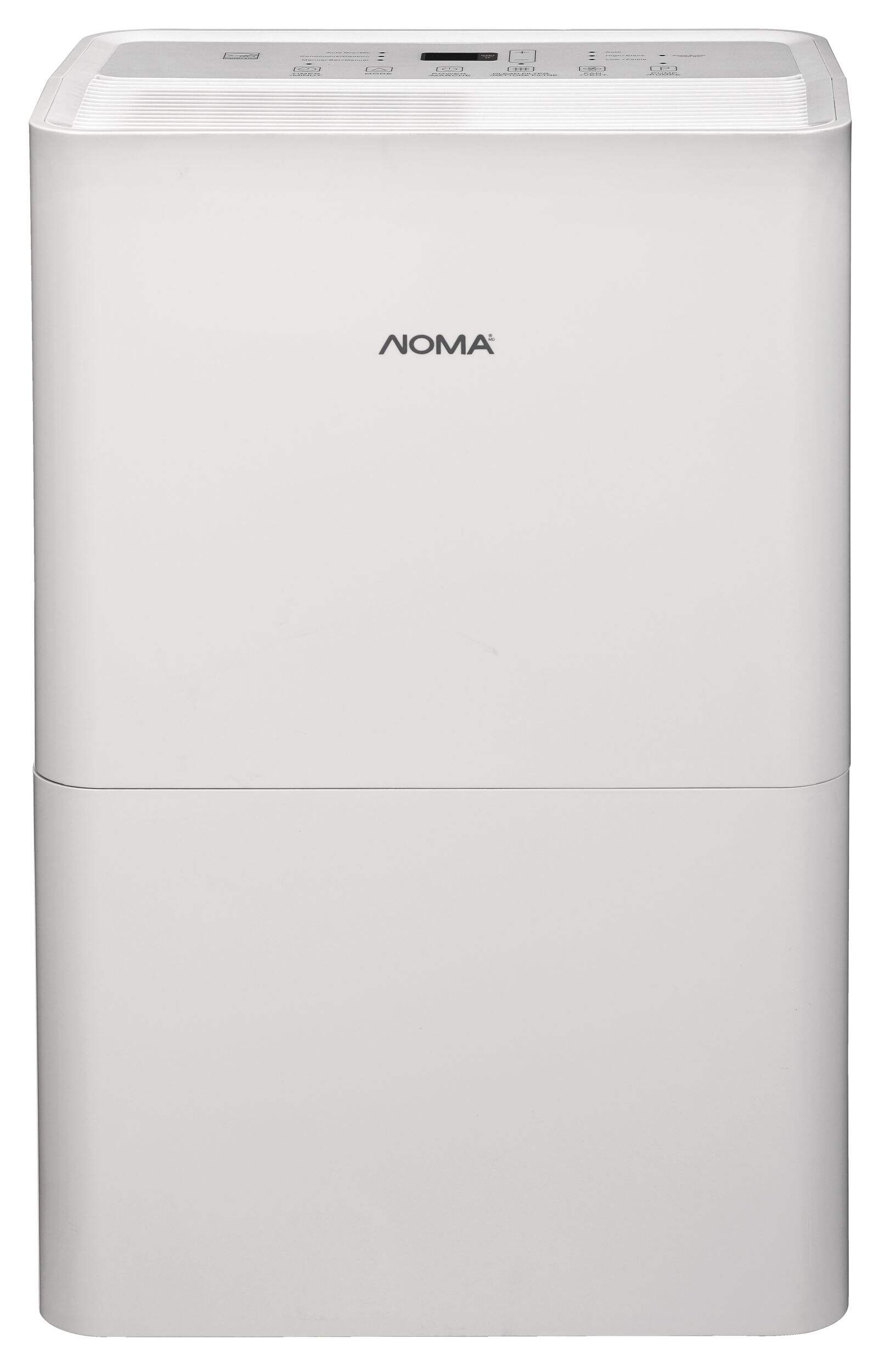 NOMA 35 Pint 2-Speed LED Dehumidifier, Bucket/Continuous Drain, ENERGY STAR® Most Efficient, White Front_Elevated