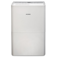NOMA 42 Pint 2-Speed LED Dehumidifier, Bucket/Continuous Drain, ENERGY STAR® Most Efficient, White Front_Flat