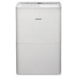 NOMA 50 Pint LED Dehumidifier with Pump, Bucket/Continuous Drain, ENERGY STAR® Most Efficient, White Front_Elevated