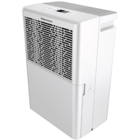 NOMA 23 Pint Portable Digital Dehumidifier with Self-Diagnosis/Protection, ENERGY STAR® Certified, White Front_Angled_Left
