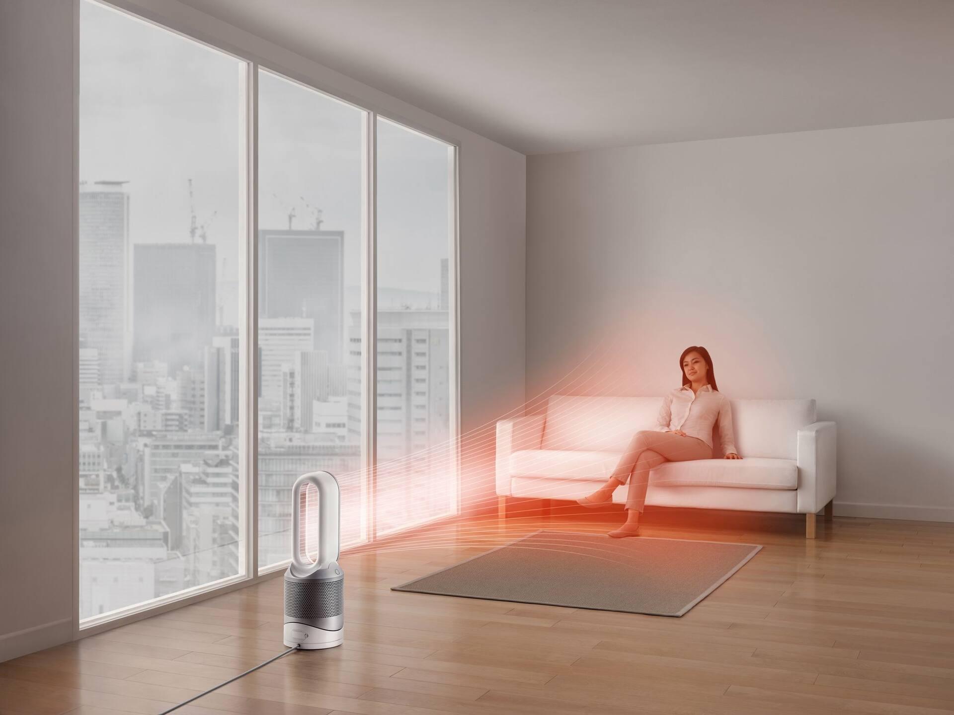 Dyson Pure Hot + Cool Link™ Air Purifier Heater & Fan, White