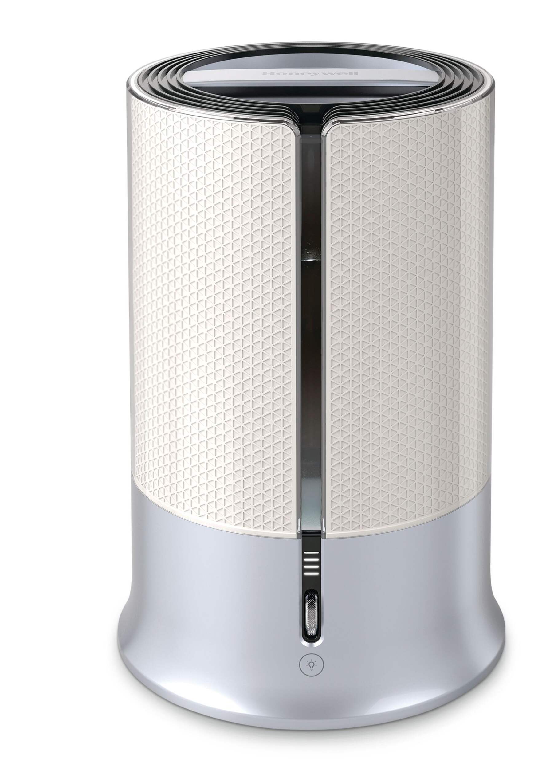 Honeywell HUL430WC Designer Series Ultrasonic Cool Mist Top-Fill Air Humidifier, White, 1.89-L Front_Elevated