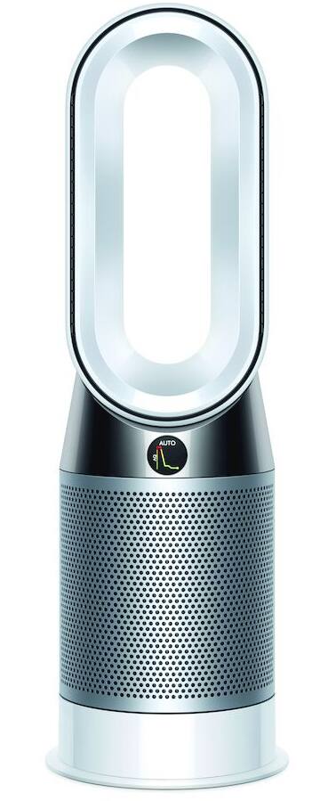 Dyson Pure Hot + Cool™ HEPA Air Purifier, Heater & Fan, White/Silver (HP04)