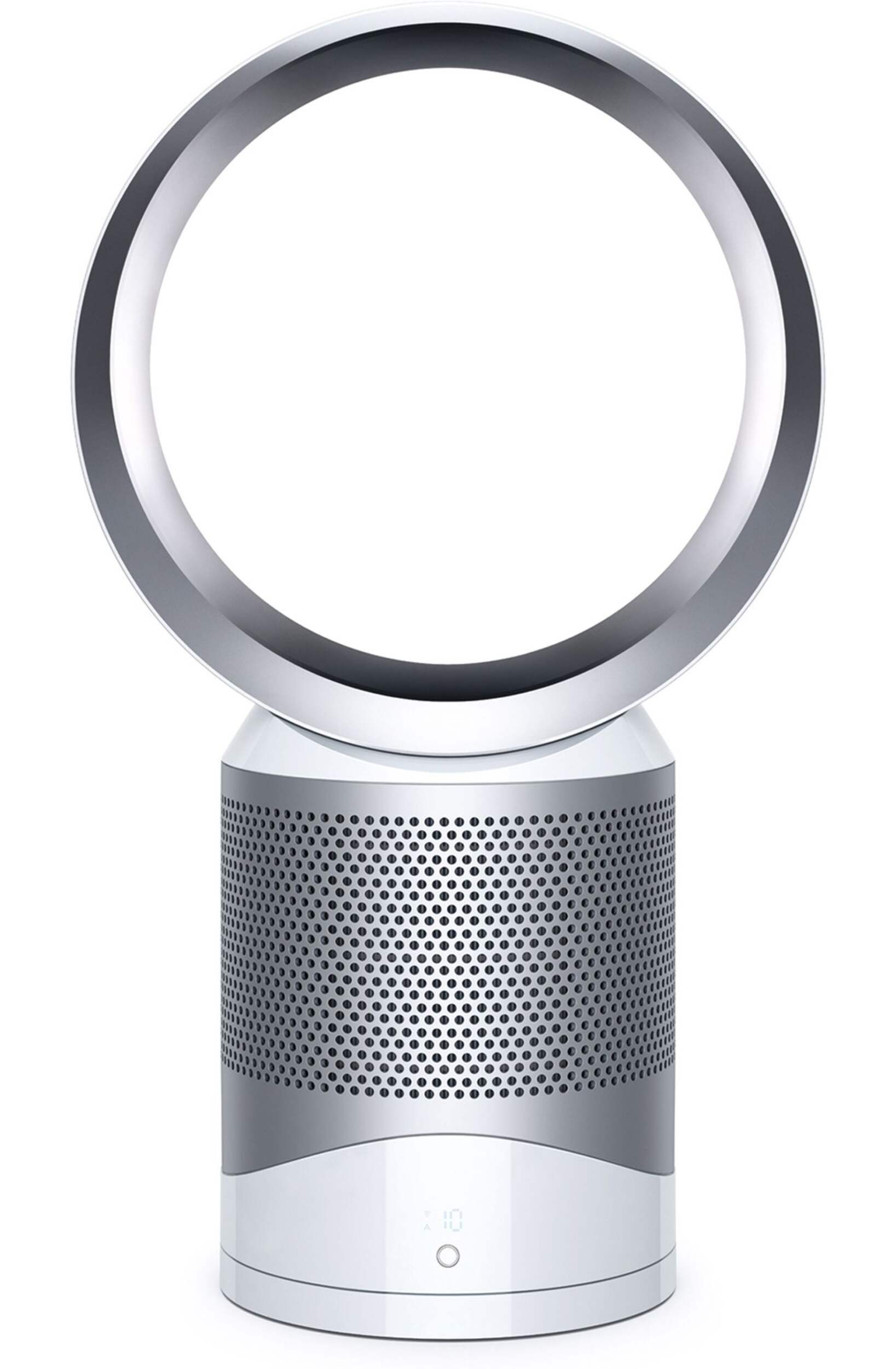 Dyson Pure Cool Link™ Table Purifier Fan, White/Silver Front_Flat
