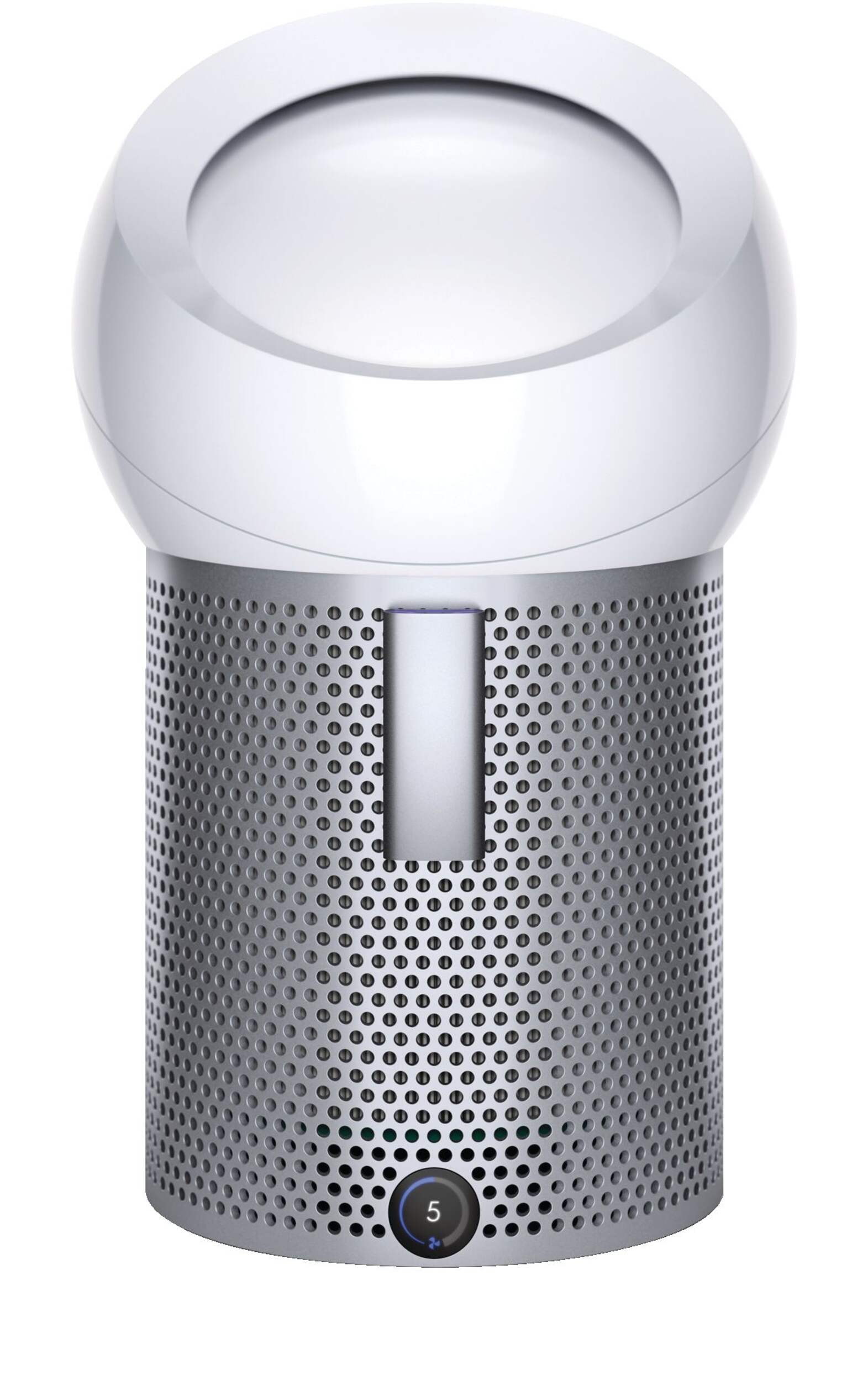 Dyson BP01 Pure Cool Me Oscillating Personal Purifying Fan with HEPA Air Filter, White/Silver Front_Flat