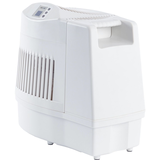 AIRCARE MA0800CN Digital Whole House Portable Console Style Evaporative Air Humidifier, White, 9.46-L Front_Angled_Left