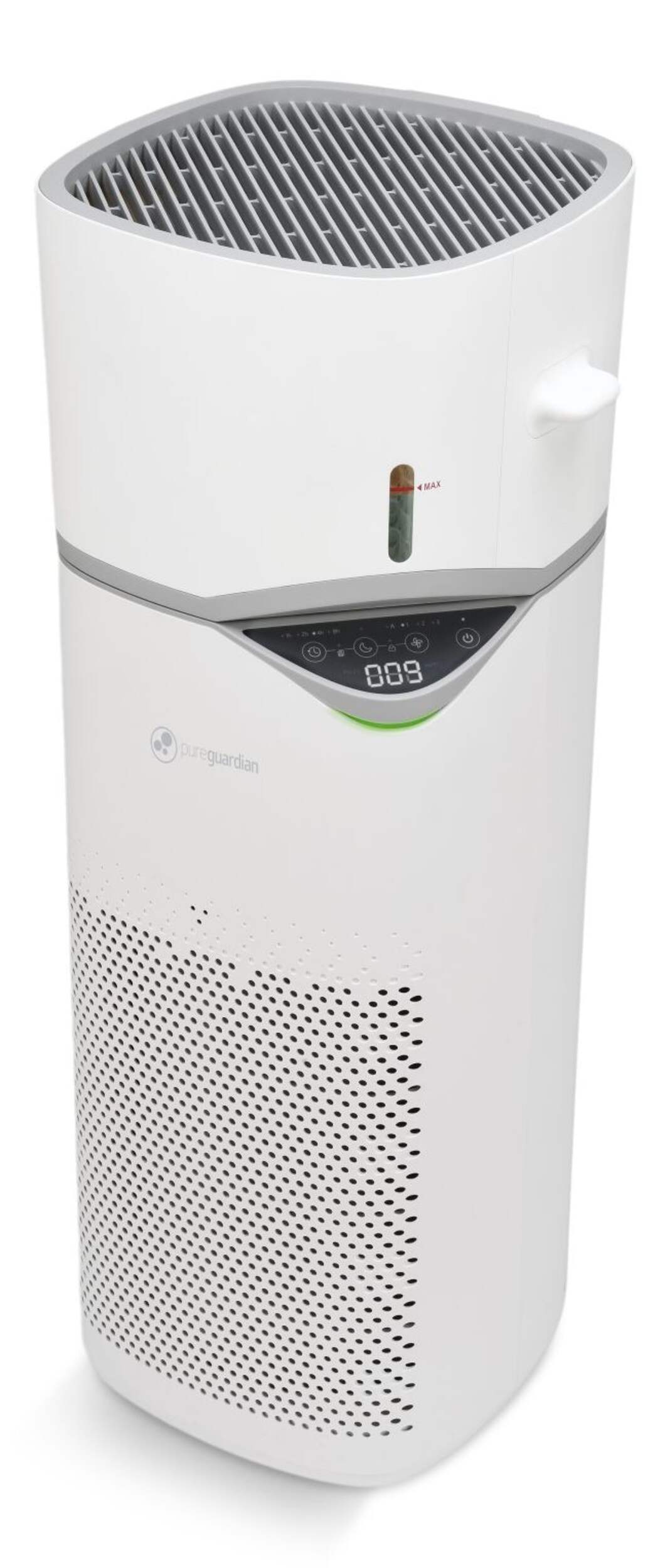 Germ Guardian HEPA Filter Air Purifier & Humidifier Combo with Air Quality Monitor Front_Three_Fourths_Angled_Left