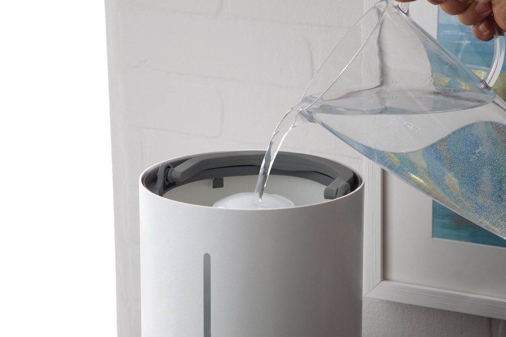 NOMA 3Speed TopFill Ultrasonic Cool Mist Air Humidifier, White, 3.5L