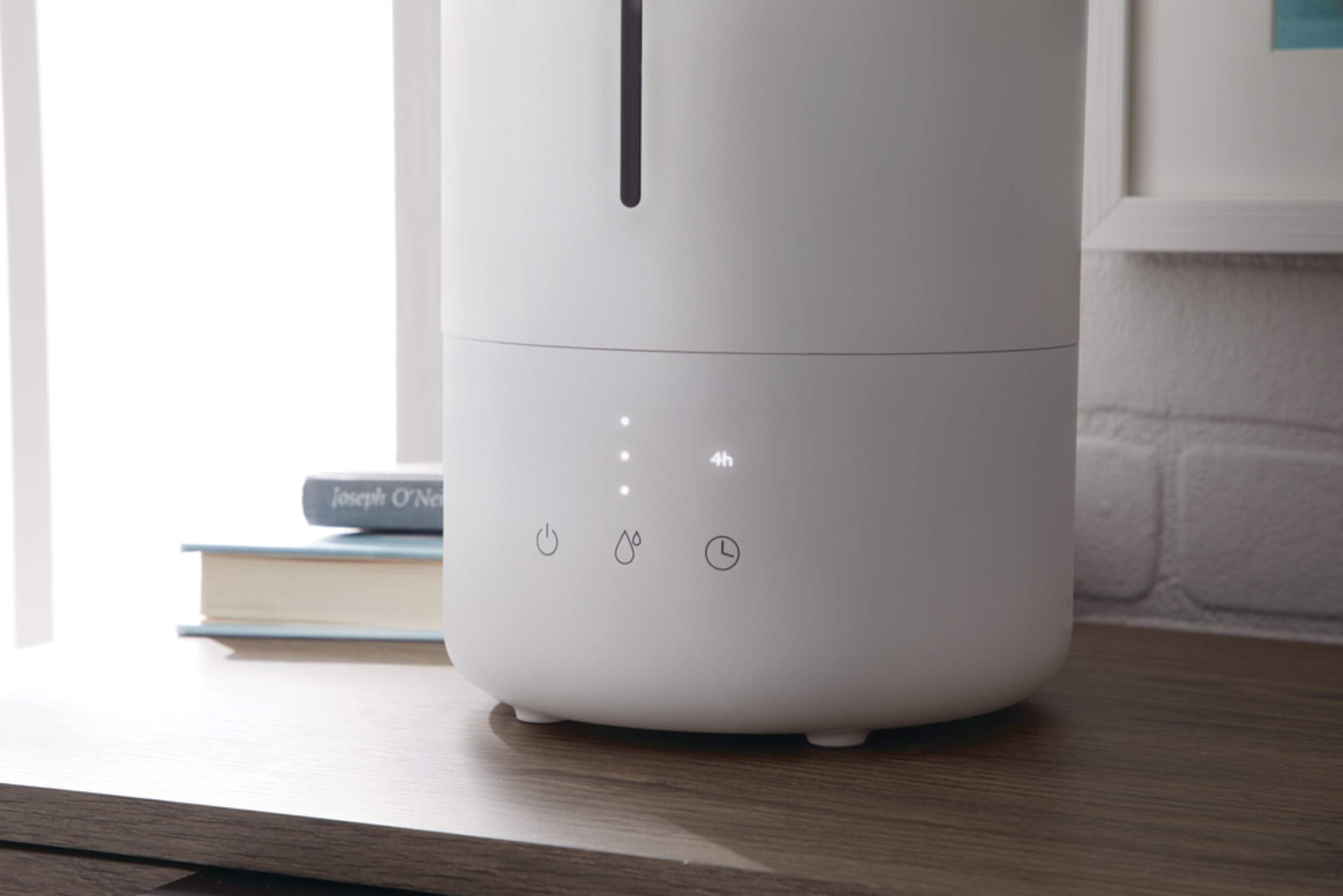 NOMA 3Speed TopFill Ultrasonic Cool Mist Air Humidifier, White, 3.5L