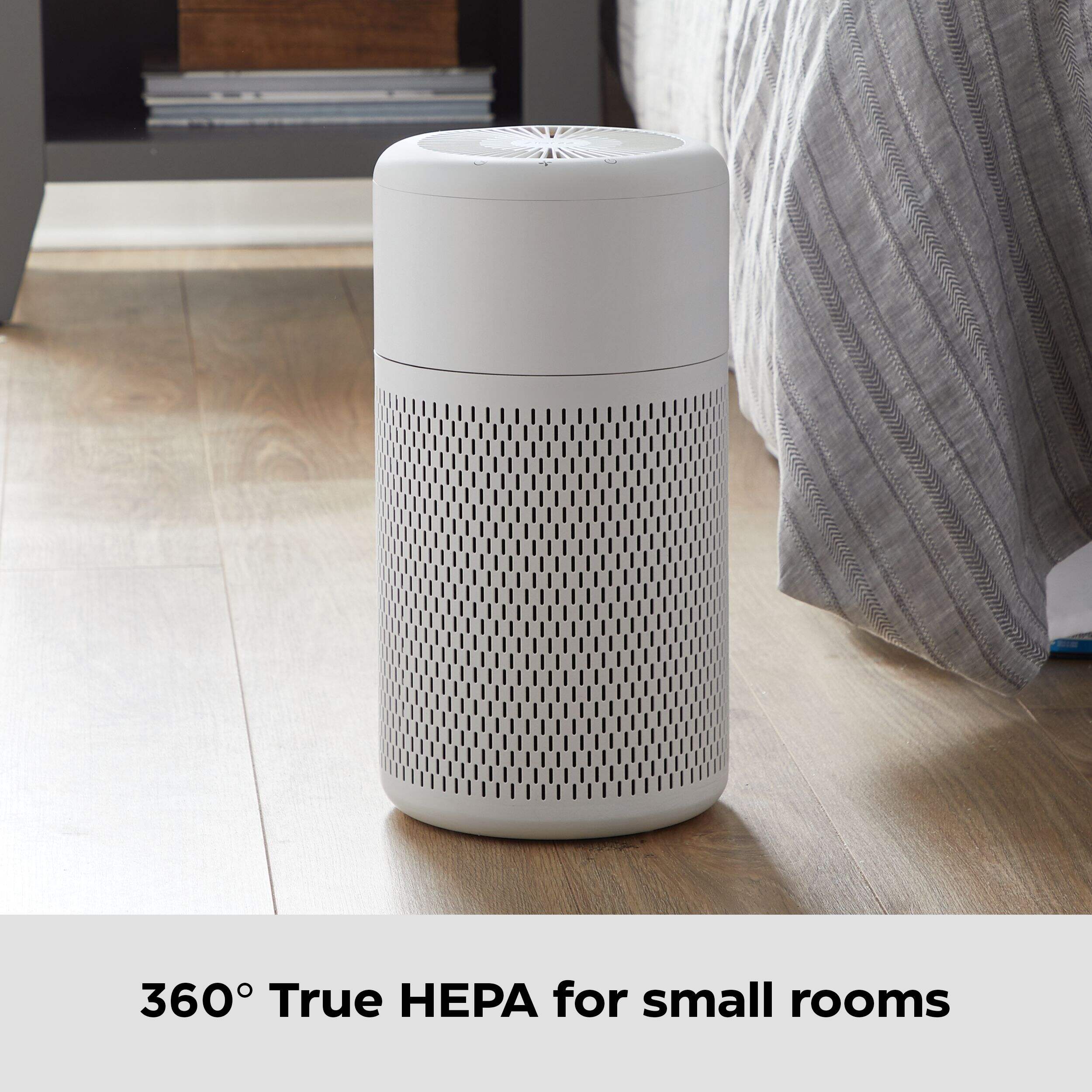 NOMA True HEPA Small Air Purifier with Ionizer & Washable Filter