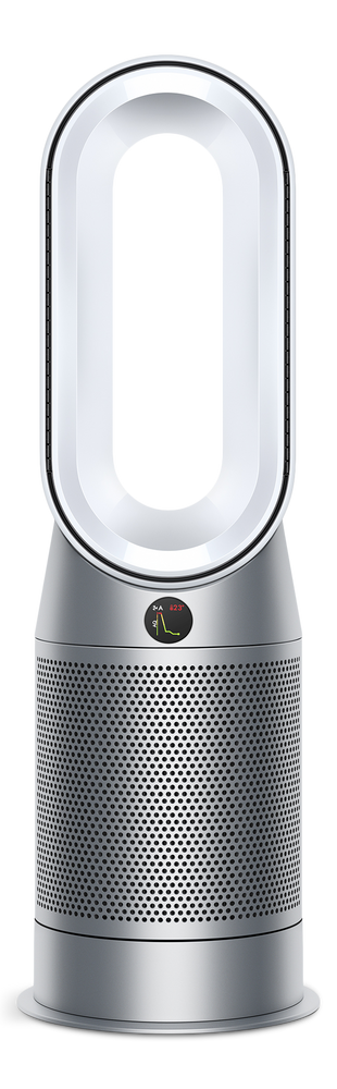 Dyson HP07 Purifier Hot + Cool HEPA Oscillating Air  Purifier/Heater/Bladeless Fan, Removes Allergens & Odours, White/Silver