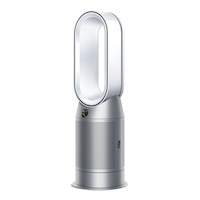 Purificateur d'air/radiateur/ventilateur sans pales formaldéhyde Dyson HP07 Hot + Cool, élimine les allergènes et les odeurs, blanc/argent