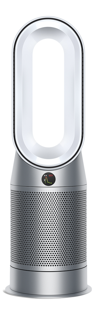 Dyson HP07 Purifier Hot + Cool HEPA Oscillating Air  Purifier/Heater/Bladeless Fan, Removes Allergens & Odours, White/Silver