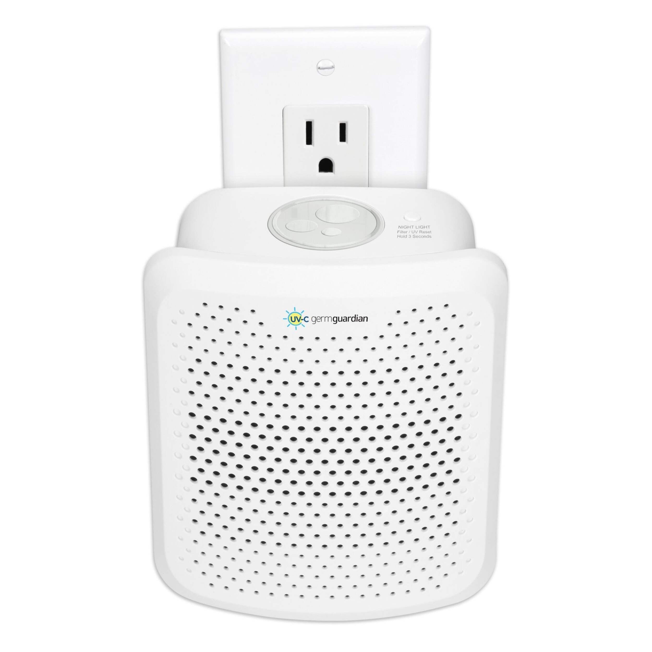GermGuardian AC225W Portable PlugIn UVC Air Purifier with NightLight