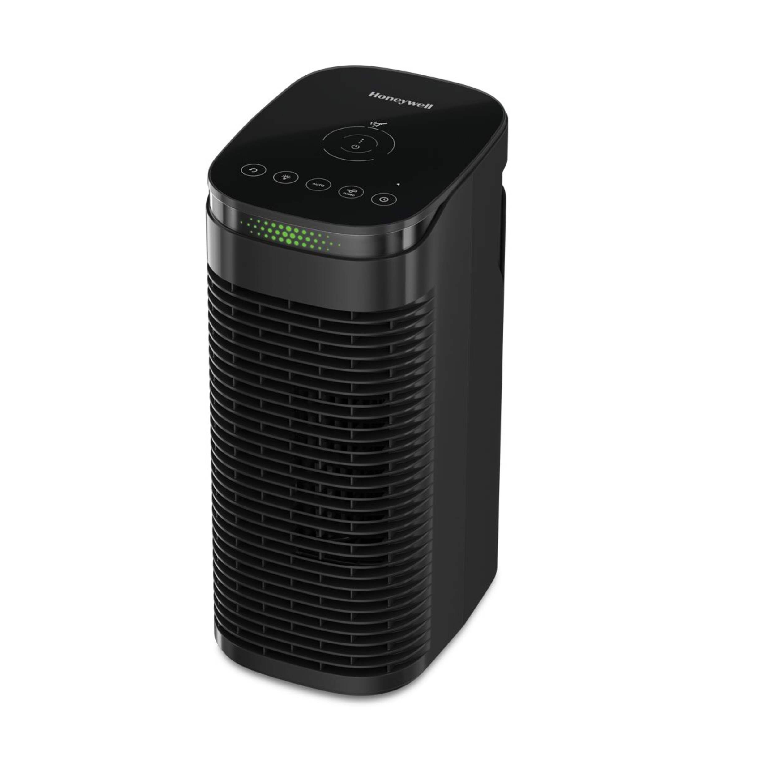 Honeywell HPA080BC InSight™ Series True HEPA Air Purifier for Medium Room, Reduces Allergens & Odours Front_Three_Fourths_Angled_Left