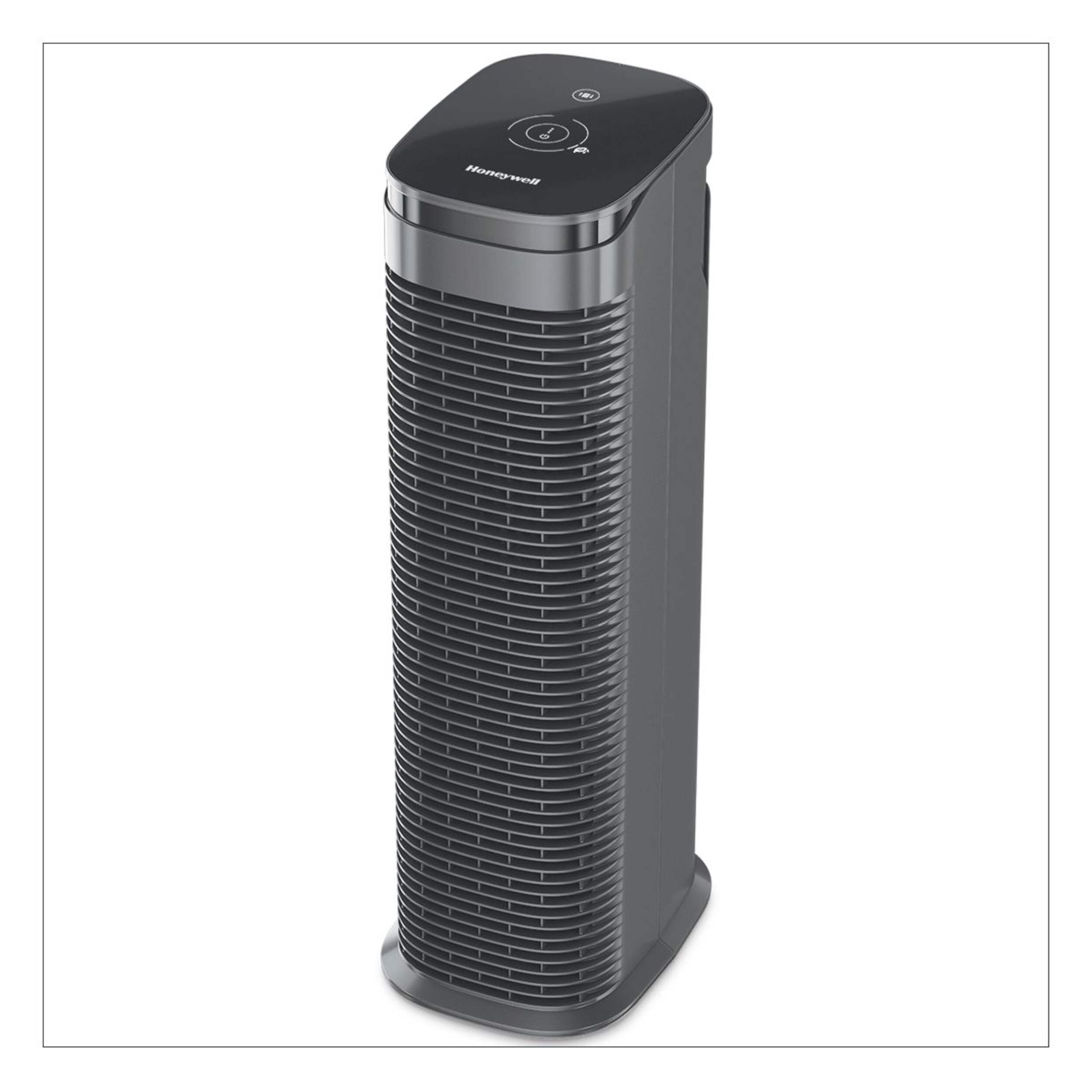 Honeywell HPA180BC InSight™ Series True HEPA Air Purifier for Large Room, Reduces Allergens & Odours Front_Angled_Left