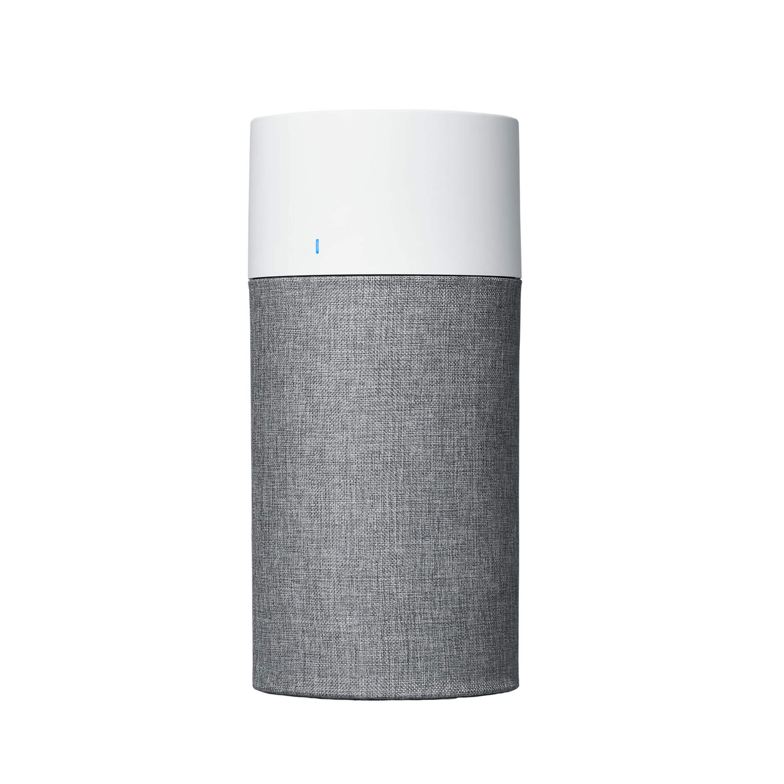 BLUEAIR Blue 411 Auto Air Purifier with Particle & Carbon Filter, 190-sq-ft, Grey Front_Three_Fourths_Angled_Left