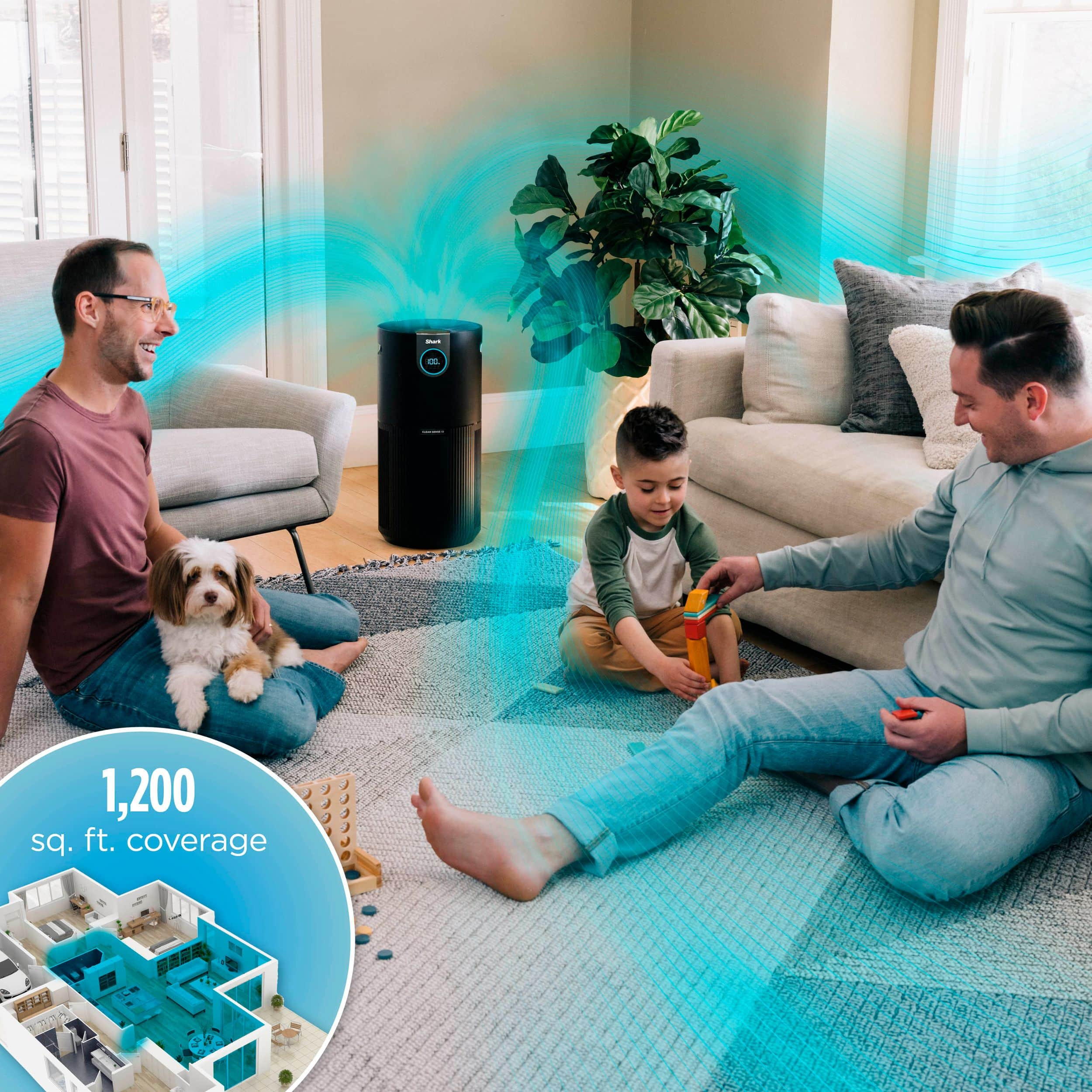 1000 square deals feet air purifier