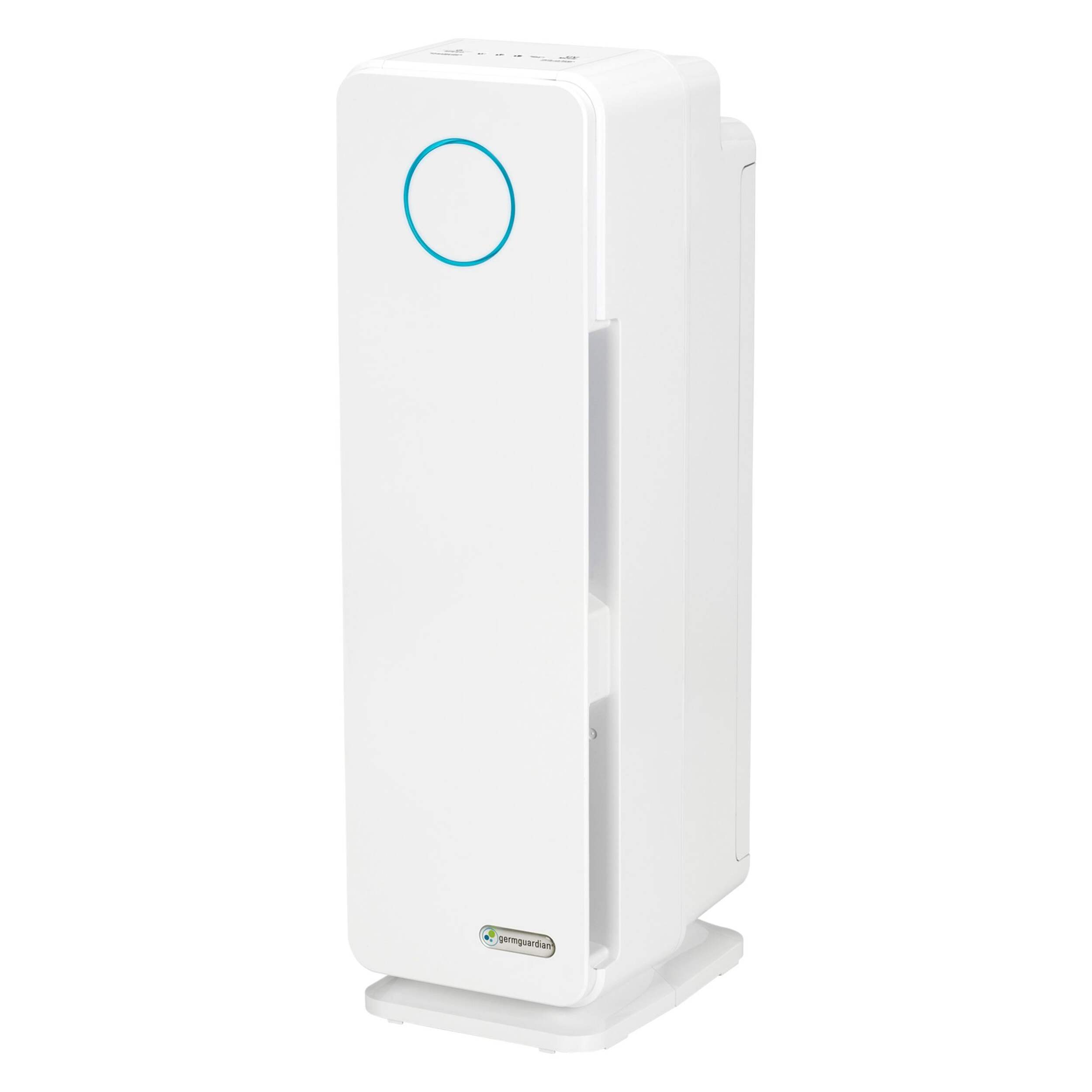 GermGuardian AC4300 Purifier with Pet Pure HEPA, 22-in, White Front_Three_Fourths_Angled_Left