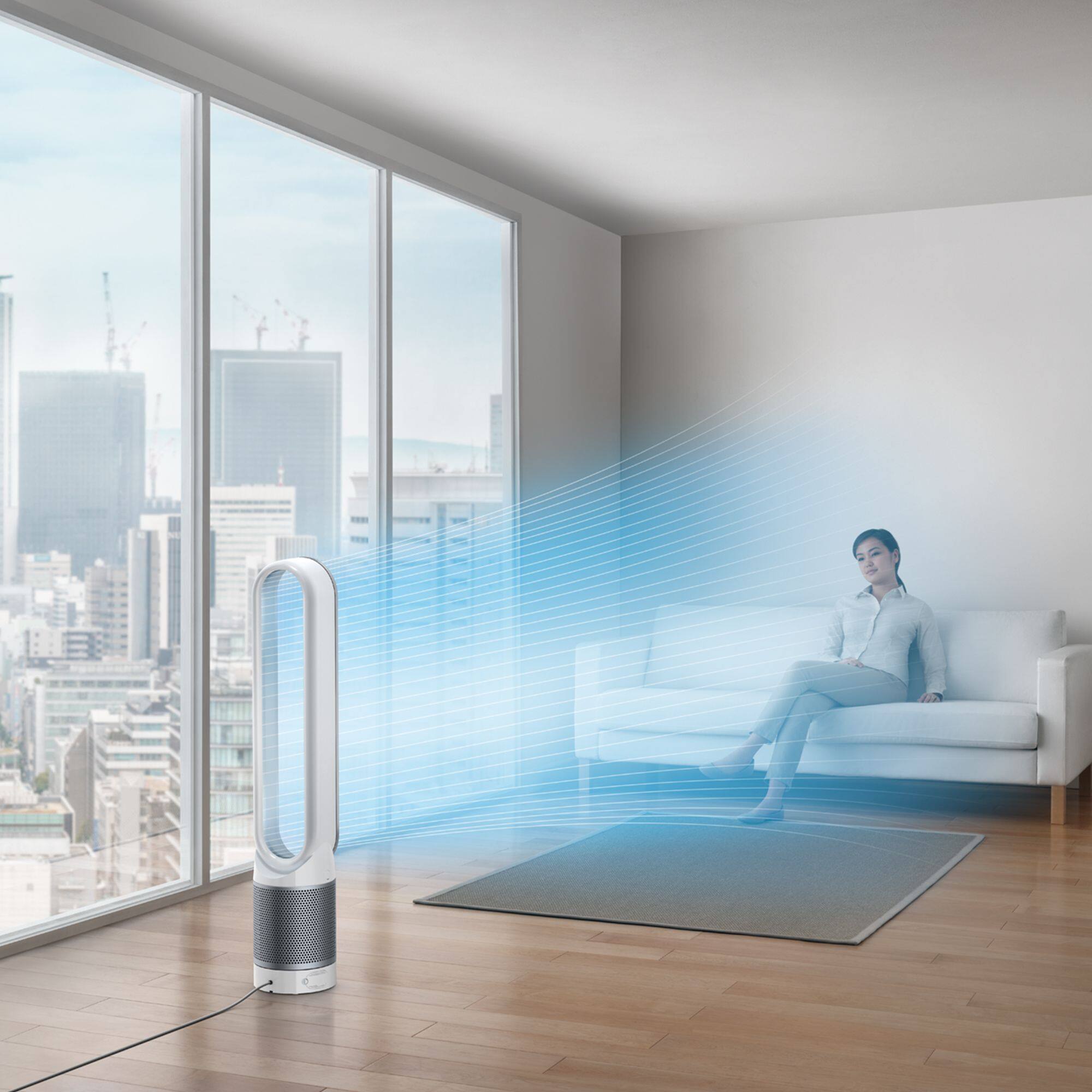 Dyson tp02 pure cool link connected tower store air purifier fan