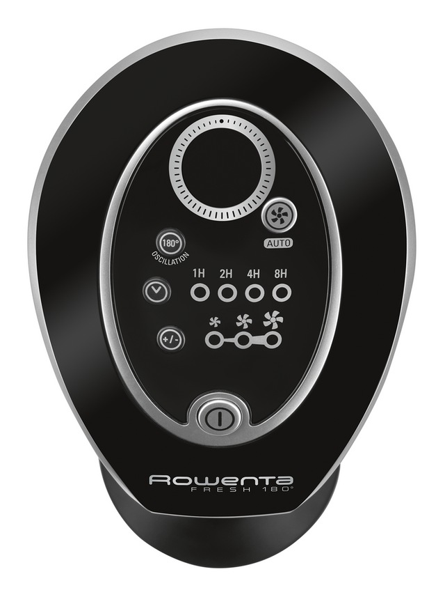 Rowenta Fresh 180° Large Digital Oscillating Tower Fan w/Remote Control