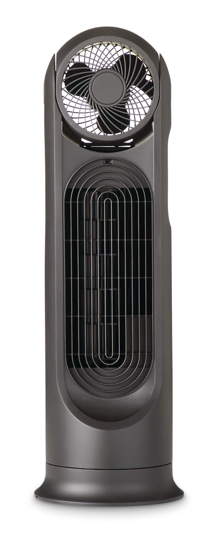 Honeywell TurboForce 2-in-1 Electric Air Circulator & Power Tower Fan,  6-Speed, Black