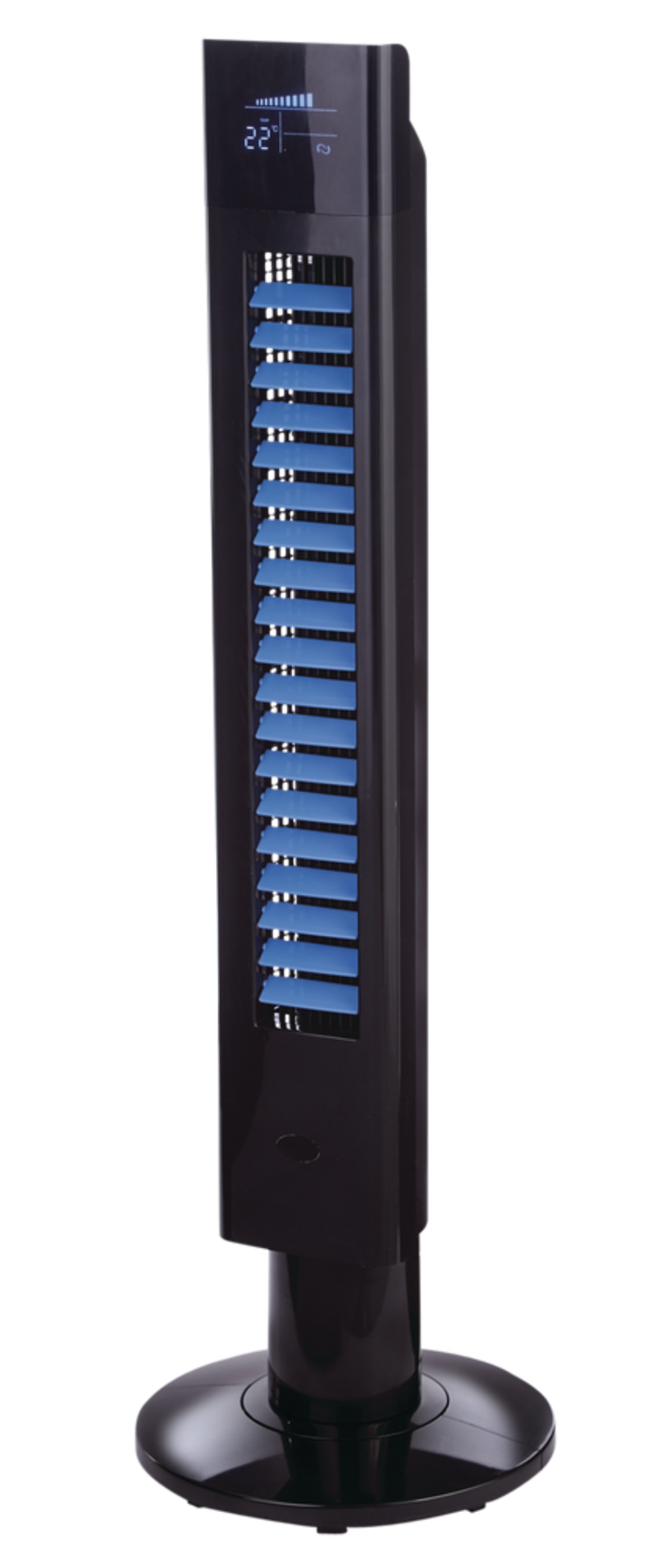 NOMA DC Motor Portable Oscillating Tower Fan w/Remote Control, 5Speed