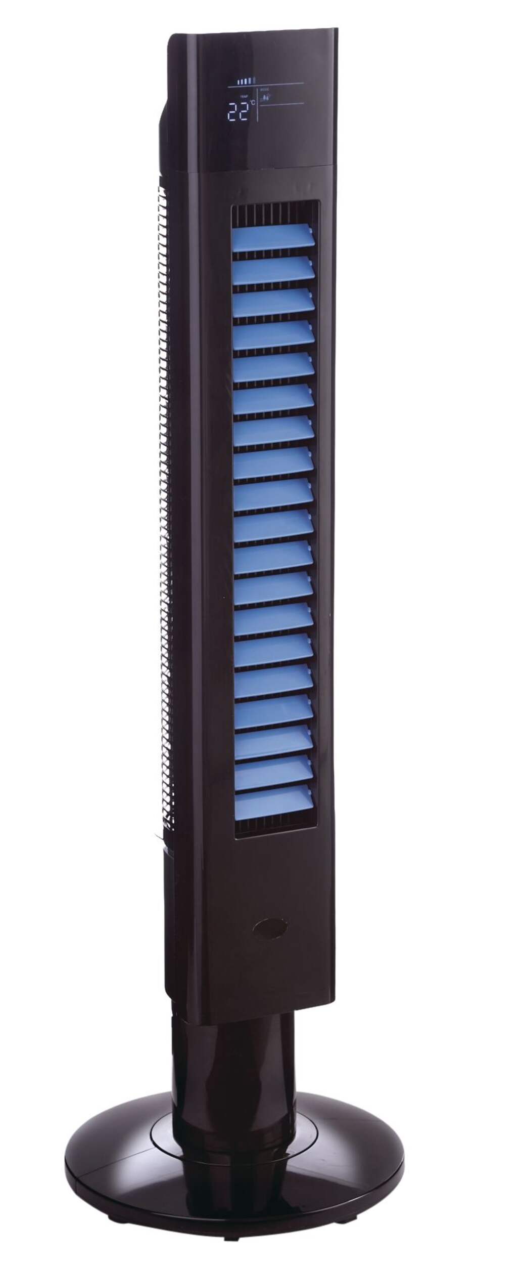 NOMA DC Motor Portable Oscillating Tower Fan w/Remote Control, 5Speed