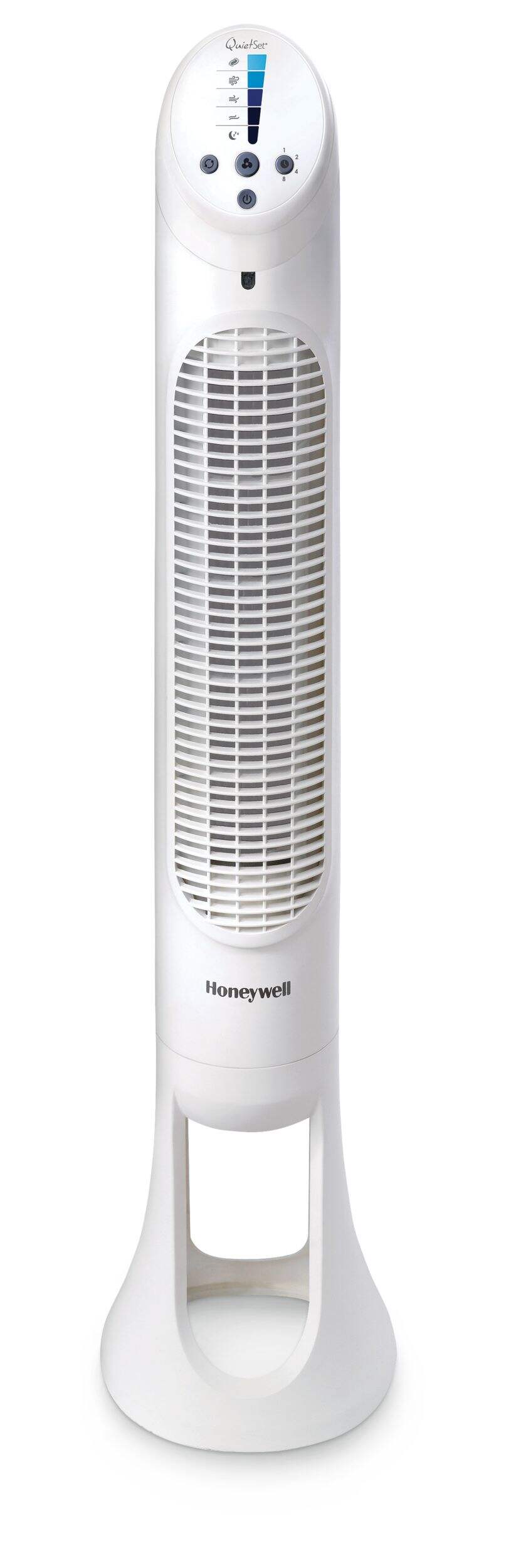 Honeywell QuietSet® Whole Room Oscillating Tower Fan, 5Speed, White