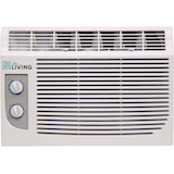 Climatiseur de fenêtre manuel For Living, 5 000 BTU, blanc Front_Flat