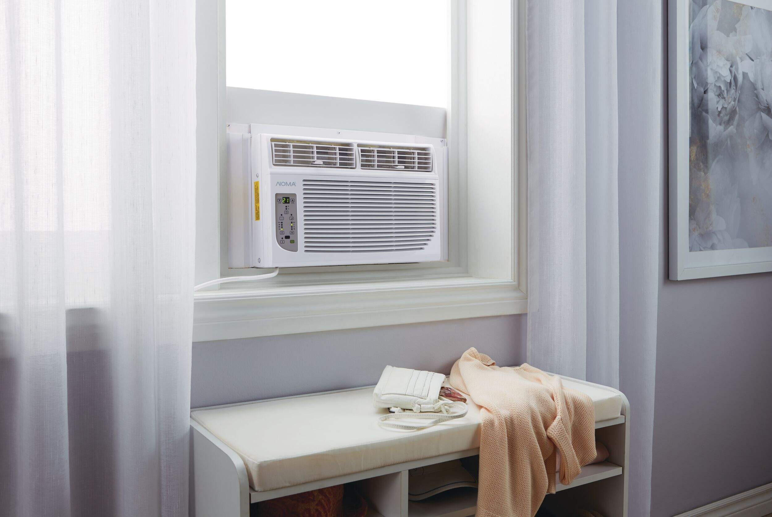 NOMA 4-in-1 ENERGY STAR® Window Air Conditioner/AC w/Remote Control ...