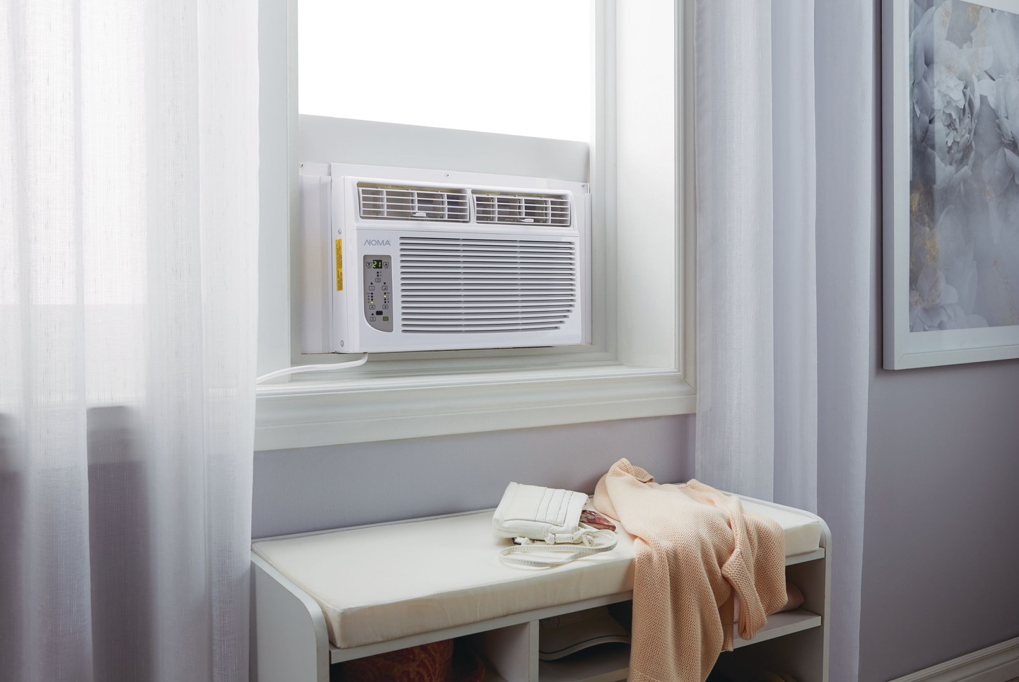 NOMA 4in1 ENERGY STAR® Window Air Conditioner/AC w/Remote Control