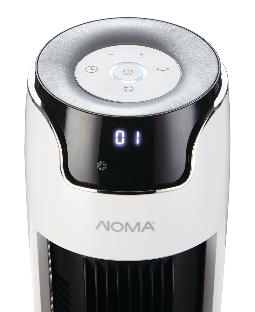 NOMA Oscillating Tower Fan, 6Speed, White, 42in Canadian Tire