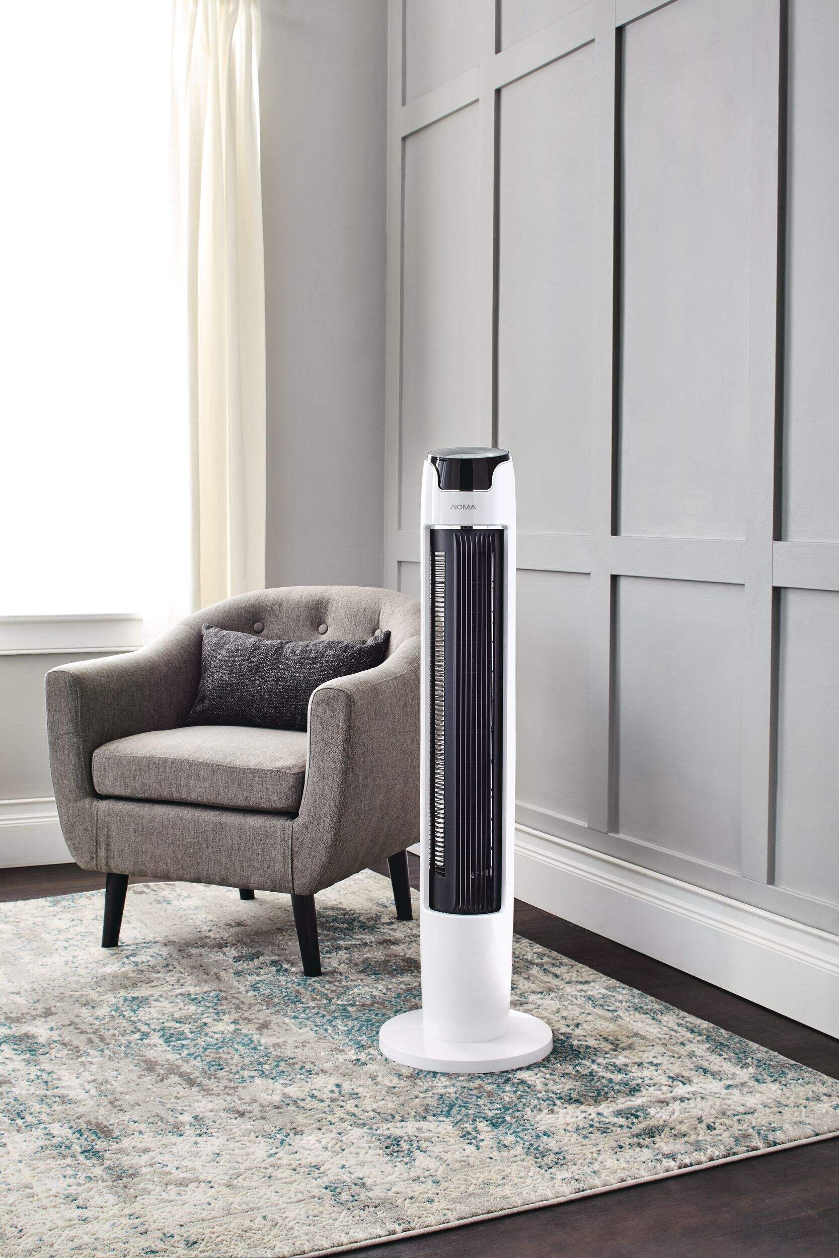 NOMA Oscillating Tower Fan, 6-Speed, White, 42-in | Canadian Tire