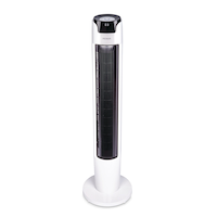 NOMA Oscillating Tower Fan, 6-Speed, White, 42-in Front_Elevated