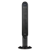 NOMA Oscillating Tower Fan, Remote Control, 3-Speed, Black, 45-in Front_Flat