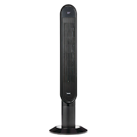 NOMA Oscillating Tower Fan, Remote Control, 3-Speed, Black, 45-in Front_Flat