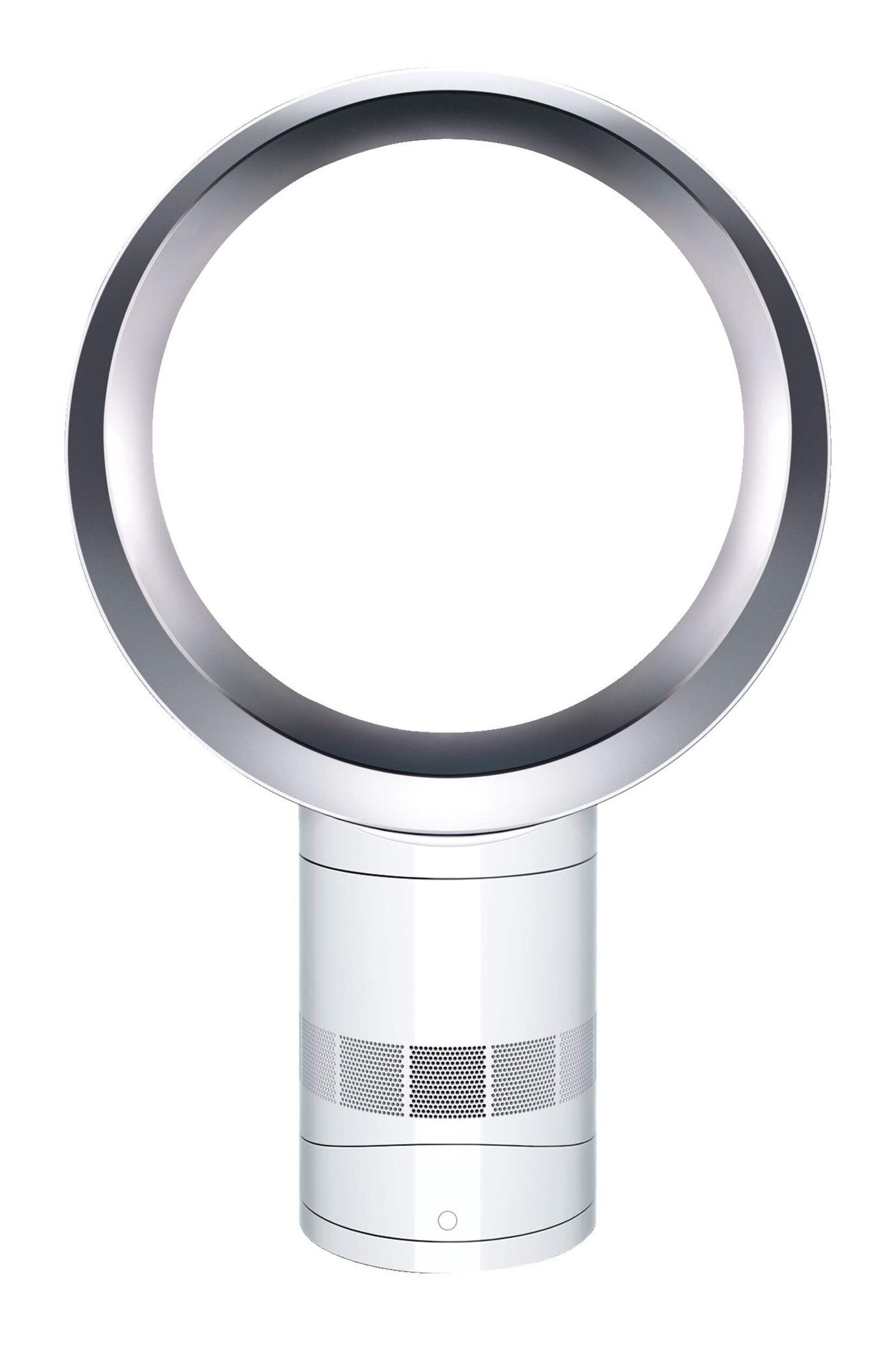 Dyson Air Multiplier™ - Ventilateur de table/bureau avec télécommande, blanc/argent, 12 po Front_Flat
