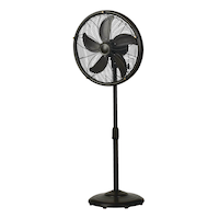 Ventilateur brumisateur sur pied/socle oscillant pour l'extérieur NOMA, 3 vitesses, noir, 18 po