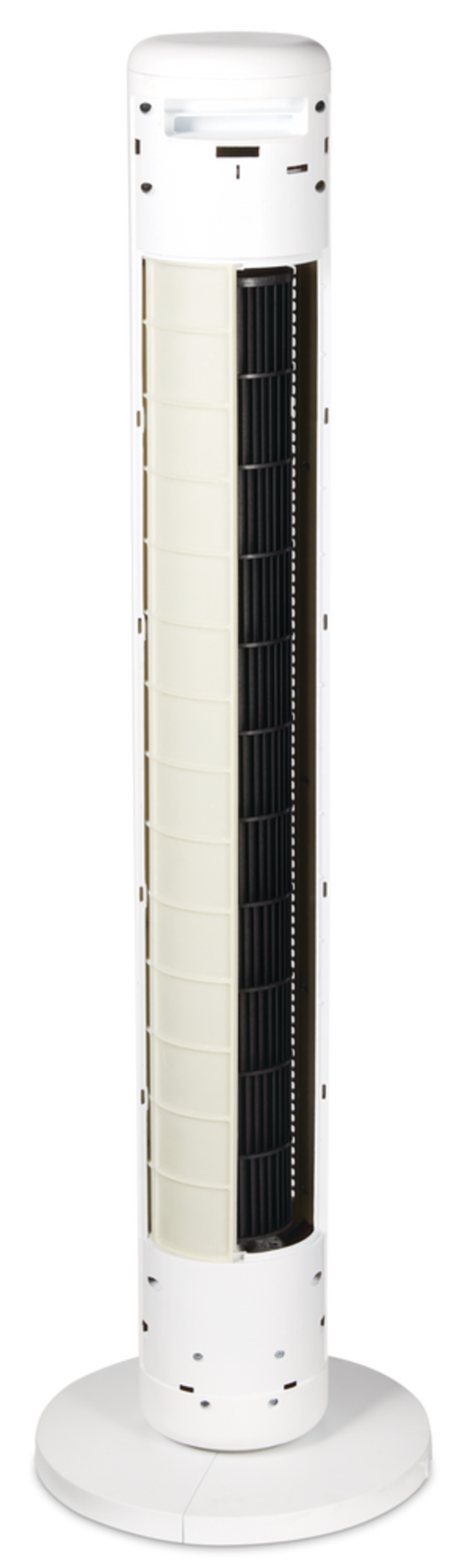 NOMA Premium Oscillating Tower Fan w/Remote Control, 5Speed, White, 42